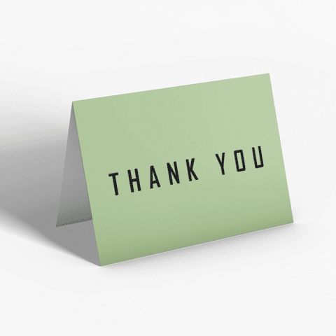 Gentle Giant – Thank You Card | Fast Funeral Printing