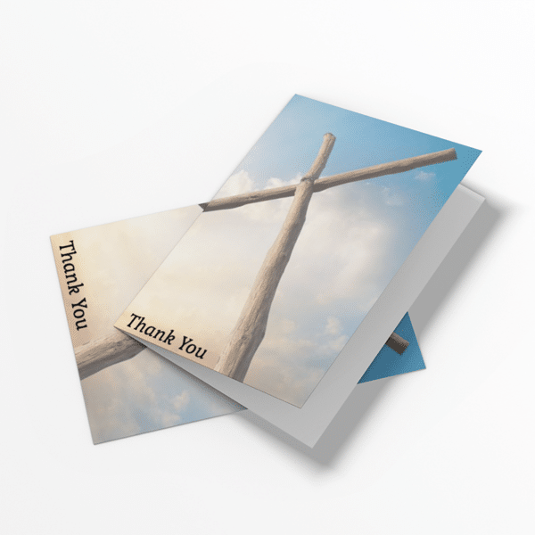 Sunrise Cross - Thank You Card